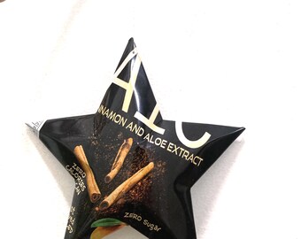 HUGE A1C Star, Christmas Ornaments Aluminum Can
