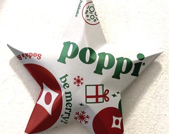 Poppi Probiotic Soda,  Recycled Aluminum Can star, Caffeine Free
