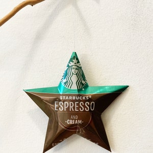 Starbucks Espresso and Cream or Doubleshot Espresso Coffee Star Ornaments Espresso and Cream