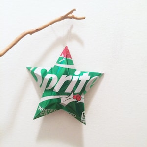 Choice of Sprite Flavors,  Stars Soda Can Upcycled