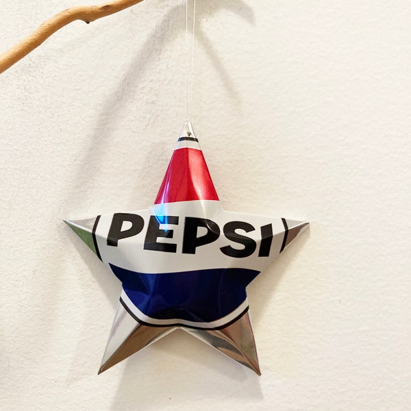 DIET Pepsi, Diet Pepsi Caffeine Free, Pepsi Zero Sugar Mango, or Pepsi Zero Sugar Stars  Soda Can Upcycled Repurposed Pepsi-cola