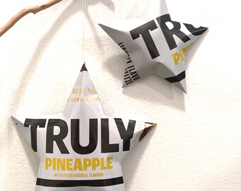 Smirnoff Truly Spiked Sparkling Seltzer , Recycled Aluminum Can, Christmas Ornament Stars