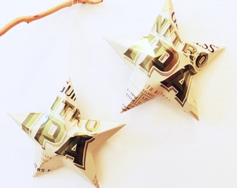 Guinness Nitro IPA Draught Style Beer Stars Ornaments Aluminum Can Upcycled Oktoberfest