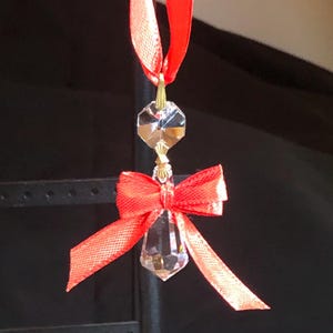 Vintage Chandelier Crystal Christmas Ornament