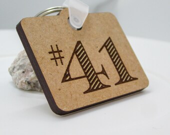 dmb 41 laser engraved keychain (#41)