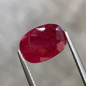 Ruby, 2.65 Ct Natural Mozambique Ruby, Unheated Ruby, No Heat Ruby, Natural Red Gemstone, Loose Ruby, Ruby Jewelry, July Birthstone