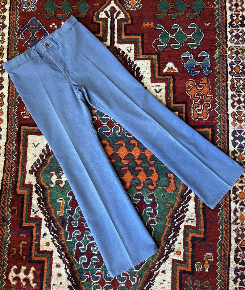 Vintage Wrangler Bluebell Bootcut-jeans uit de jaren 70 W31/L30 afbeelding 2