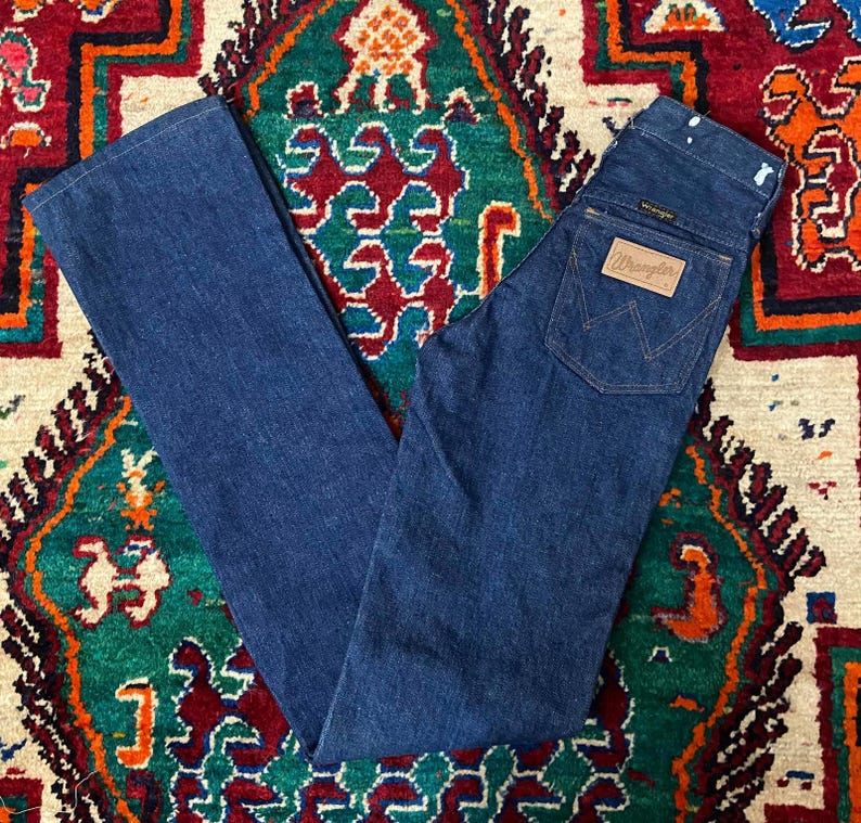 Vintage 1970s Wrangler Bluebell Jeans W25 image 1