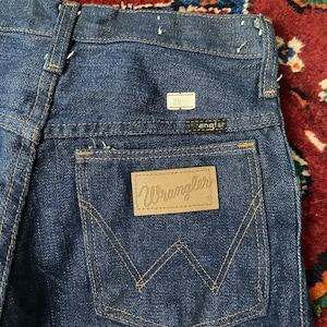 Vintage 1970s Wrangler Bluebell Jeans W26 image 9