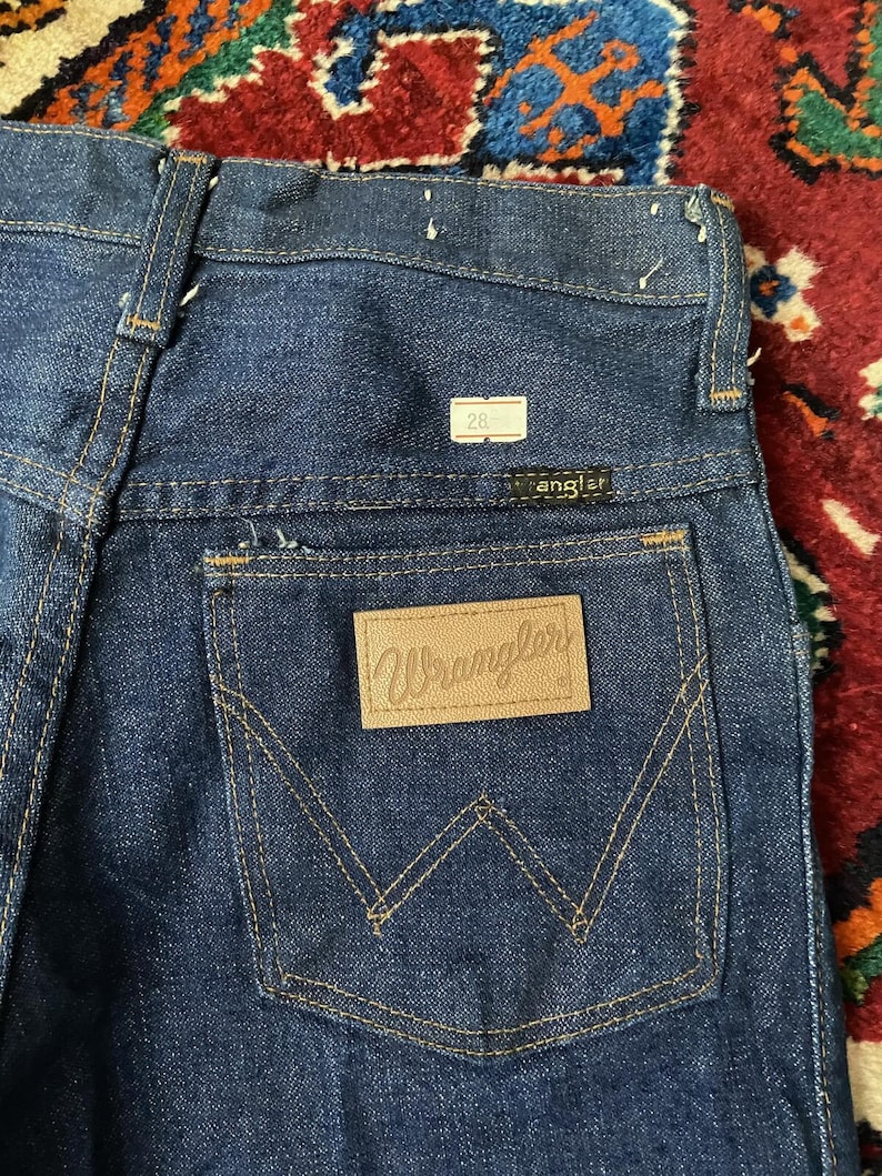 Vintage 1970s Wrangler Bluebell Jeans W26 image 9