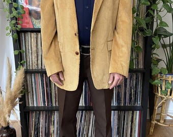 Chaqueta tipo blazer de pana Levi's Western Wear estilo vintage de los años 70
