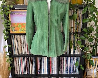 Vintage 1970s Green Penny Lane Jacket