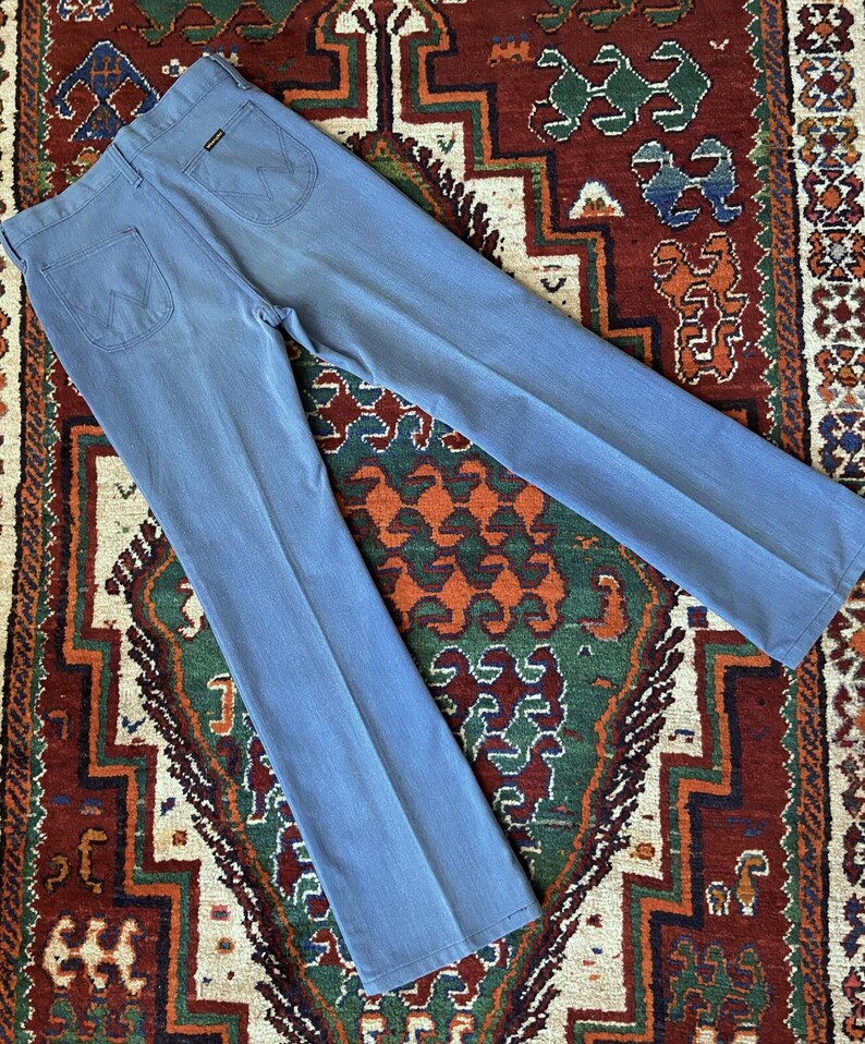 Vintage Wrangler Bluebell Bootcut-jeans uit de jaren 70 W31/L30 afbeelding 3