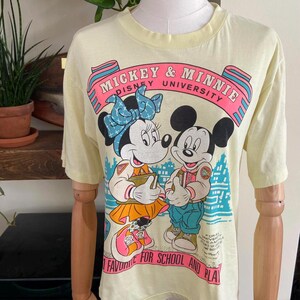 Vintage 1980s Mickey & Minnie Mouse T-Shirt image 2