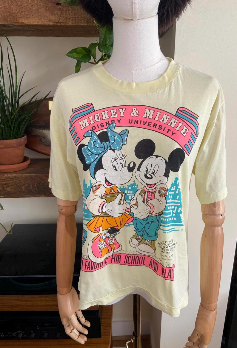 Vintage 1980s Mickey & Minnie Mouse T-Shirt image 2