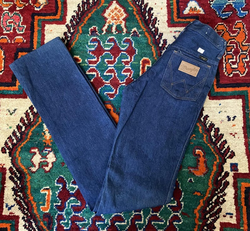 Vintage 1970s Wrangler Bluebell Jeans W26 image 1