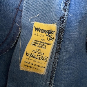 Vintage Wrangler Bluebell Bootcut-jeans uit de jaren 70 W31/L30 afbeelding 6