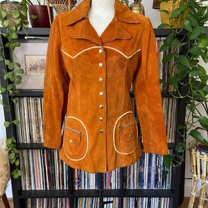Vintage 1960s Tan Western Jacket