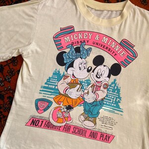 Vintage 1980s Mickey & Minnie Mouse T-Shirt image 4