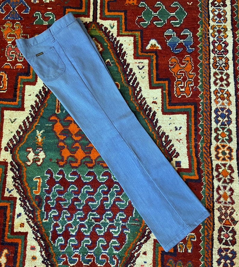 Vintage Wrangler Bluebell Bootcut-jeans uit de jaren 70 W31/L30 afbeelding 4