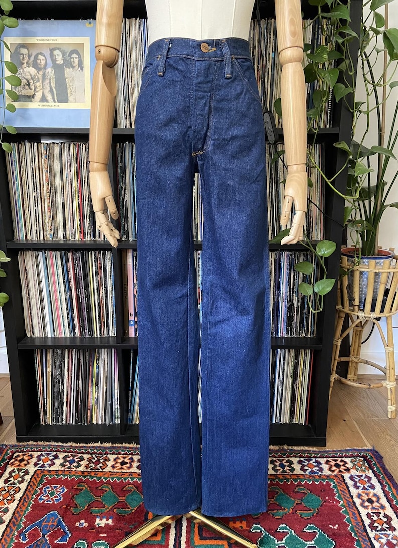 Vintage 1970s Wrangler Bluebell Jeans W26 image 3