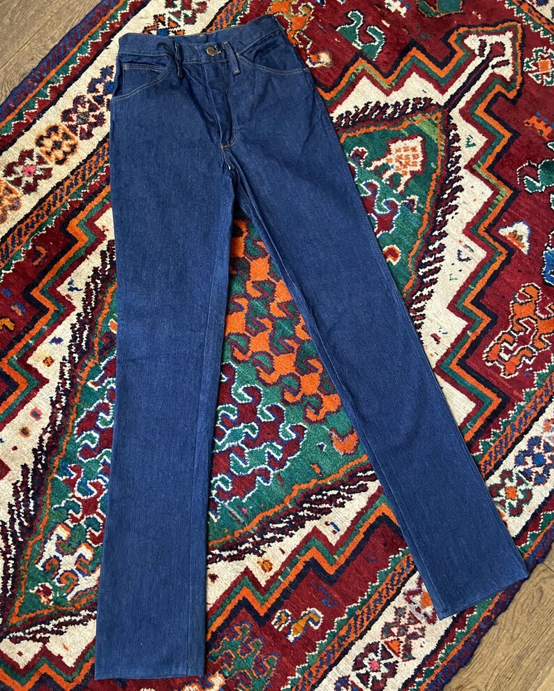 Vintage 1970s Wrangler Bluebell Jeans W26 image 6