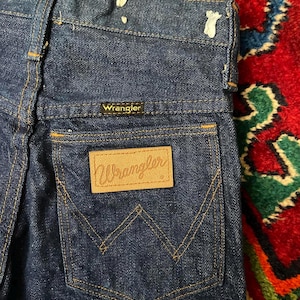 Vintage 1970s Wrangler Bluebell Jeans W25 image 4