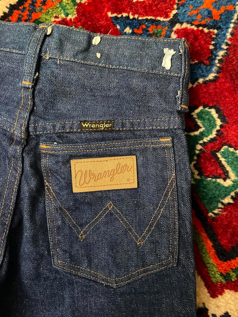 Vintage 1970s Wrangler Bluebell Jeans W25 image 4