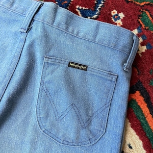 Vintage Wrangler Bluebell Bootcut-jeans uit de jaren 70 W31/L30 afbeelding 5
