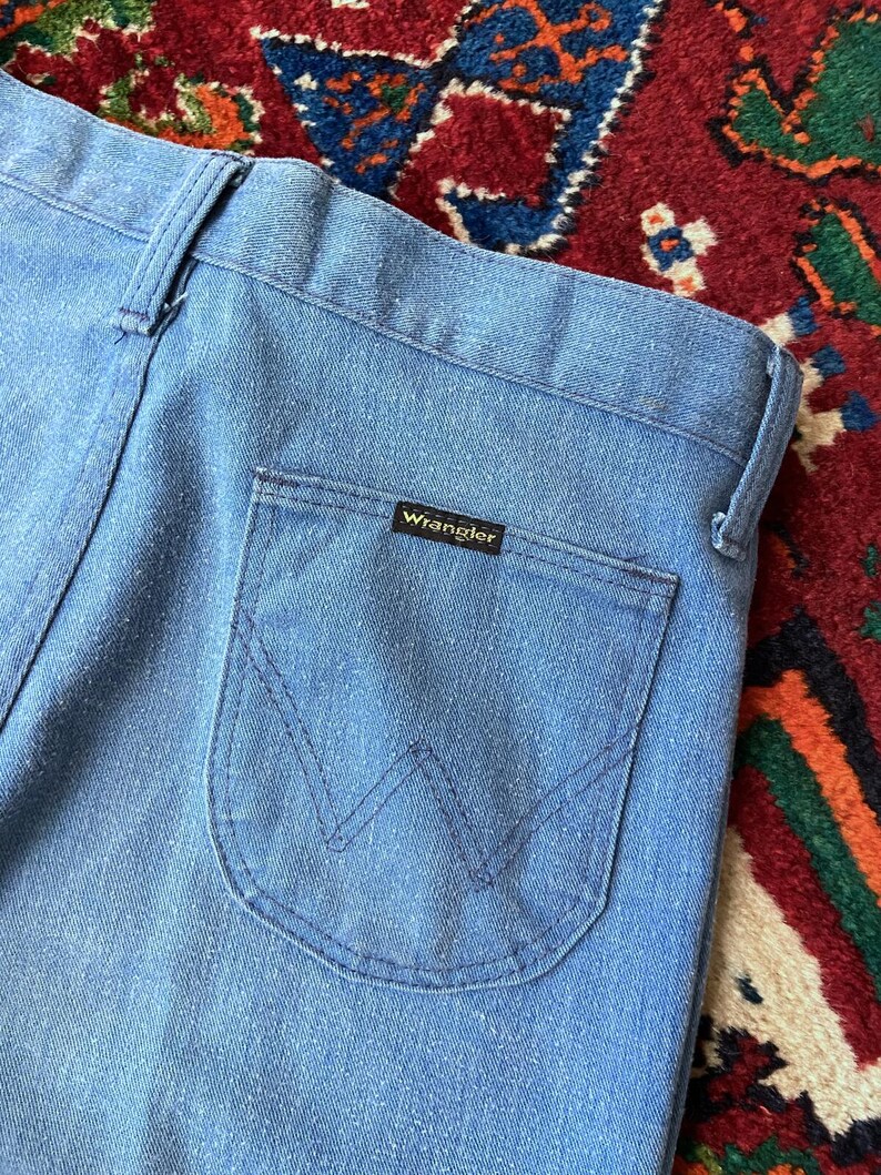 Vintage Wrangler Bluebell Bootcut-jeans uit de jaren 70 W31/L30 afbeelding 5