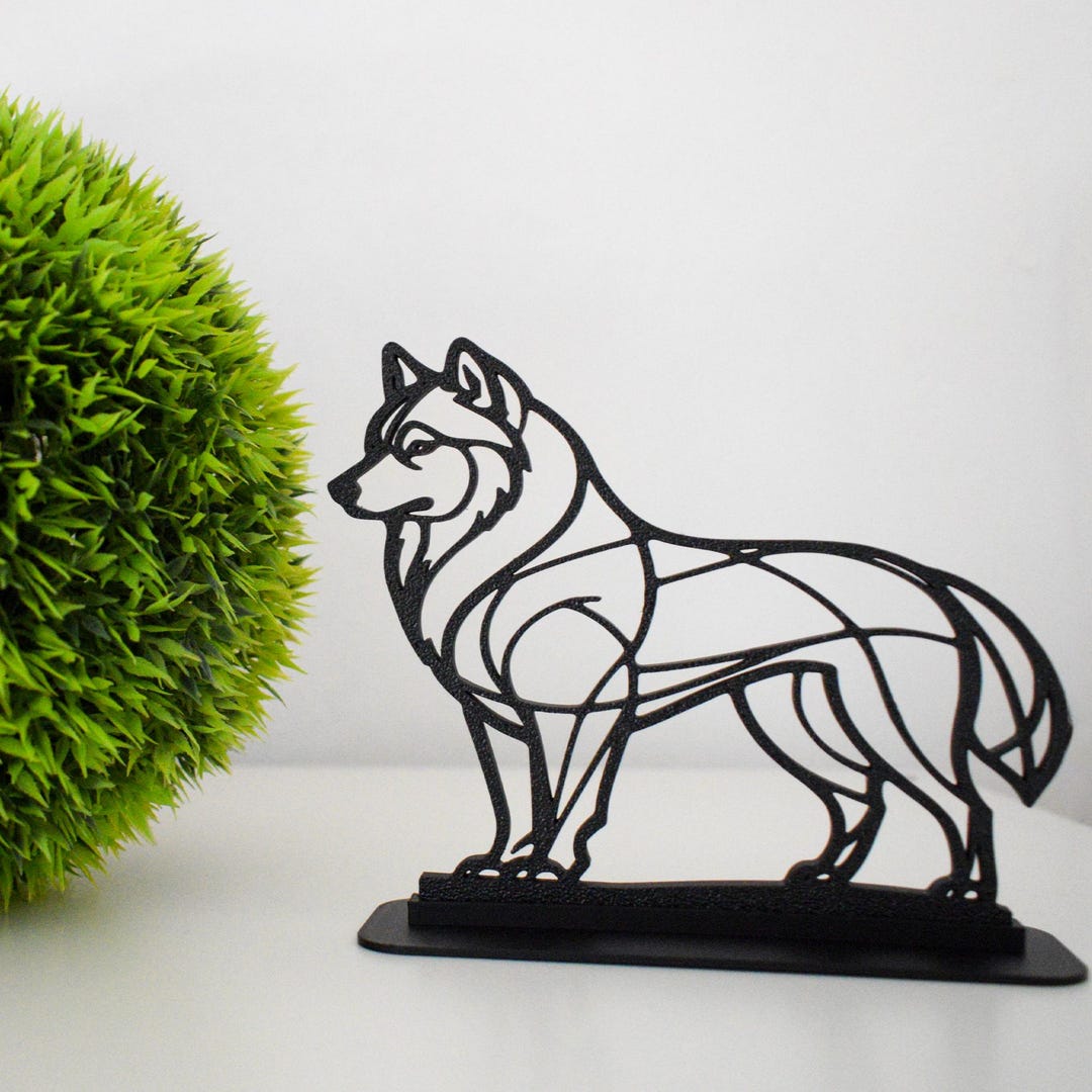 Line Art - Wolf - Multi-part - Various Variations - Minimalist ...