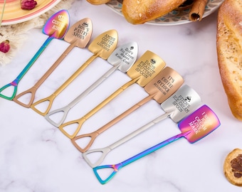Cuchara de helado personalizada para papá, cuchara de helado, arado de helado, cubiertos de regalo de helado personalizados, decoración de cocina, regalo del Día del Padre