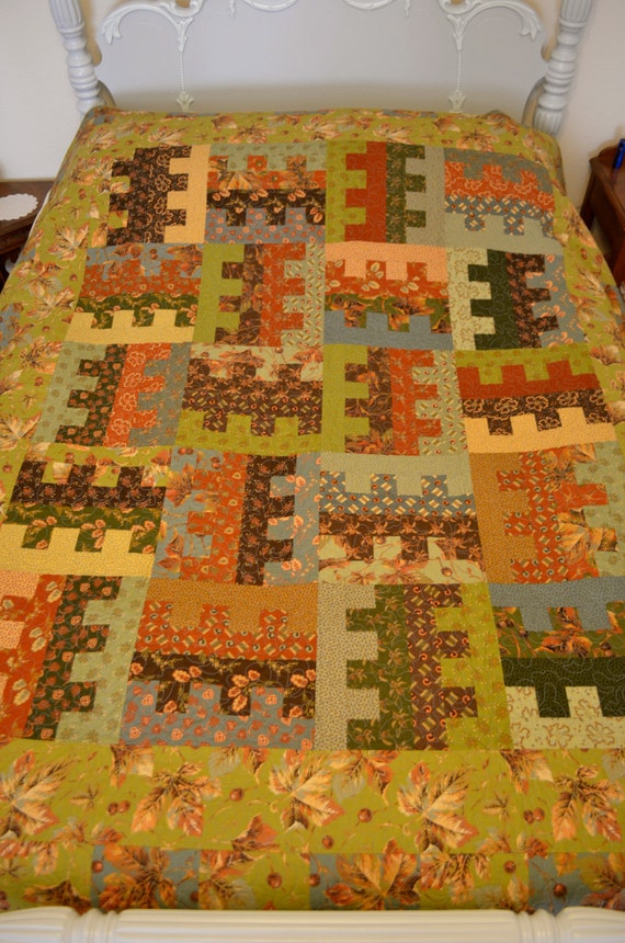 Harvest Time Quilttwin Sizedarthur S Attic Fabrics Etsy