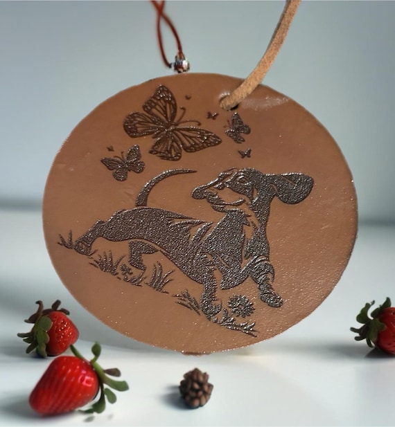 Auto Freshener  Car air freshener Highly scented "Leather Strawberry Scent"