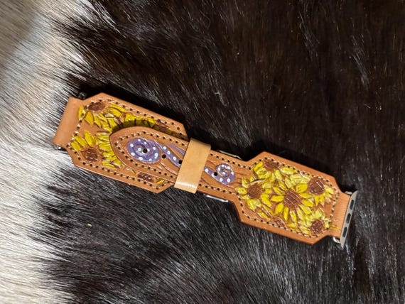 Hand made leather watch band.