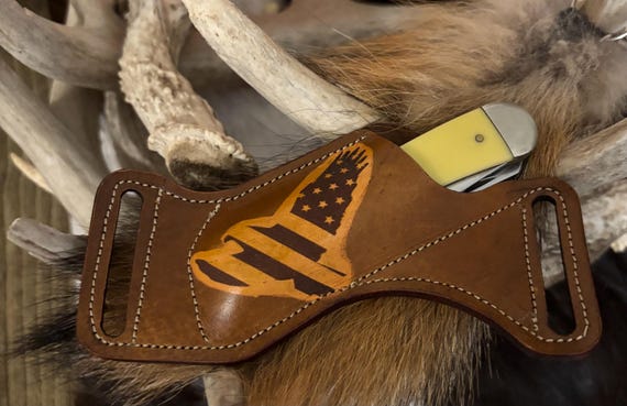 Hand-made Authentic Quality Leather Knife Sheath