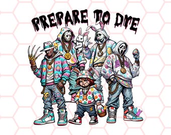 Preparati a tingere Killer Easter Chibi Png, Film Horror Png, Retro Easter Png, Easter Peep Png, Horror Easter Png, Felice Giorno Di Pasqua Png