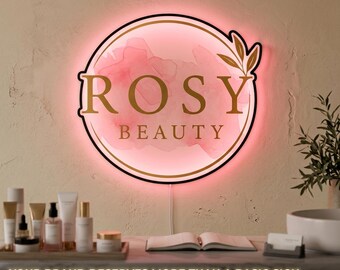 Custom business outdoor Sign, Business 3D logo Sign, Round Logo Sign, Business Sign