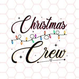 Christmas Crew Png, Christmas Lights Png, Merry Christmas Png, Kids, Funny Christmas Png, Merry & Bright Png Files