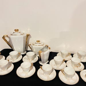 Limoges porcelain tea service