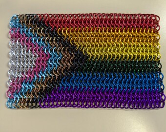 Large Chainmail Pride Flag