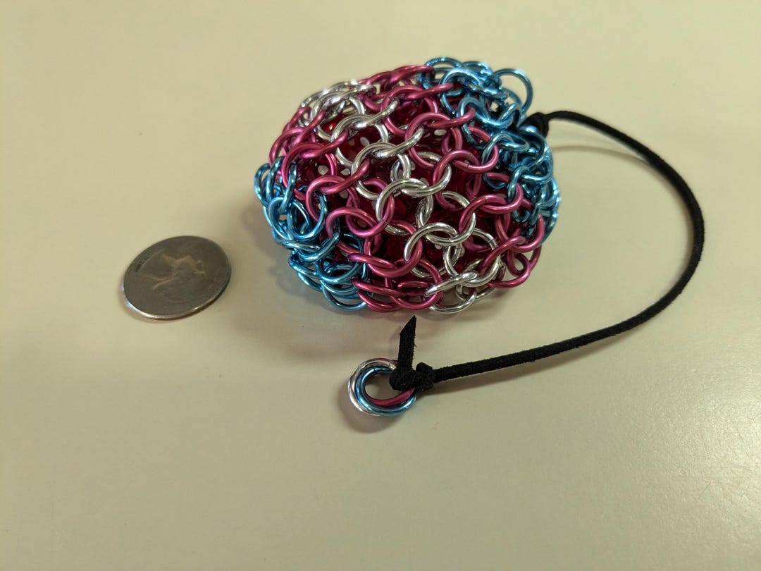 Trans Color Paper Chain Chainmail Dice Bag (trans Colors) - Etsy