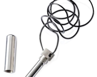 Inhalador de aceite aromático individual de acero inoxidable