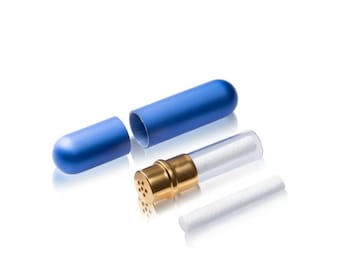 Inhalador portátil de aceites aromáticos: discreto y práctico rosa o azul