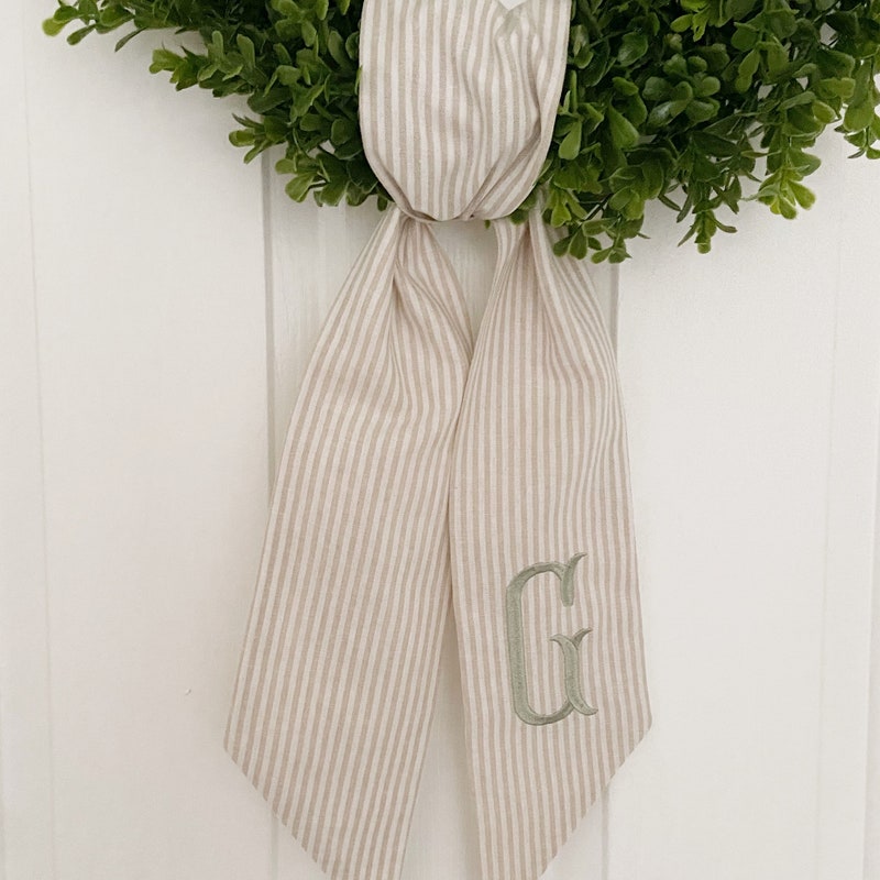 Monogramen Monogrammed Sash Striped - Etsy