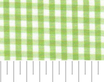 Fabric Finders Sprout Green Gingham Fabric - 1/8 Gingham Cotton - Green Gingham Fabric - Fabric Finders Cotton Fabric - Check Fabric