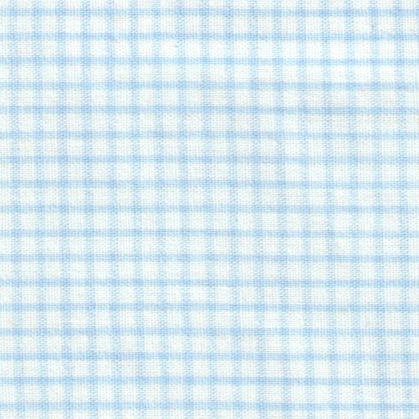 Blue Window Pane Fabric - Fabric Finders Window Pane Fabric - 100% Cotton Fabric - 60" wide Cotton Quilting Fabric - Fabric Finders Inc