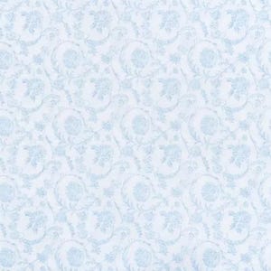 Chinoisserie Fabric - Blue and White Toile Fabric - Quilting Cotton Fabric - Fabric by the Yard - Chinoisserie Scroll Fabric