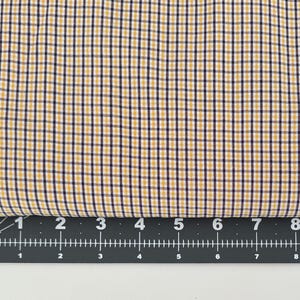 Fabric Finders Tri-check Purple and Gold Fabric - 100% Cotton - Tri-check- 60" Wide - By the Yard - Yellow and Purple Plaid - LSU