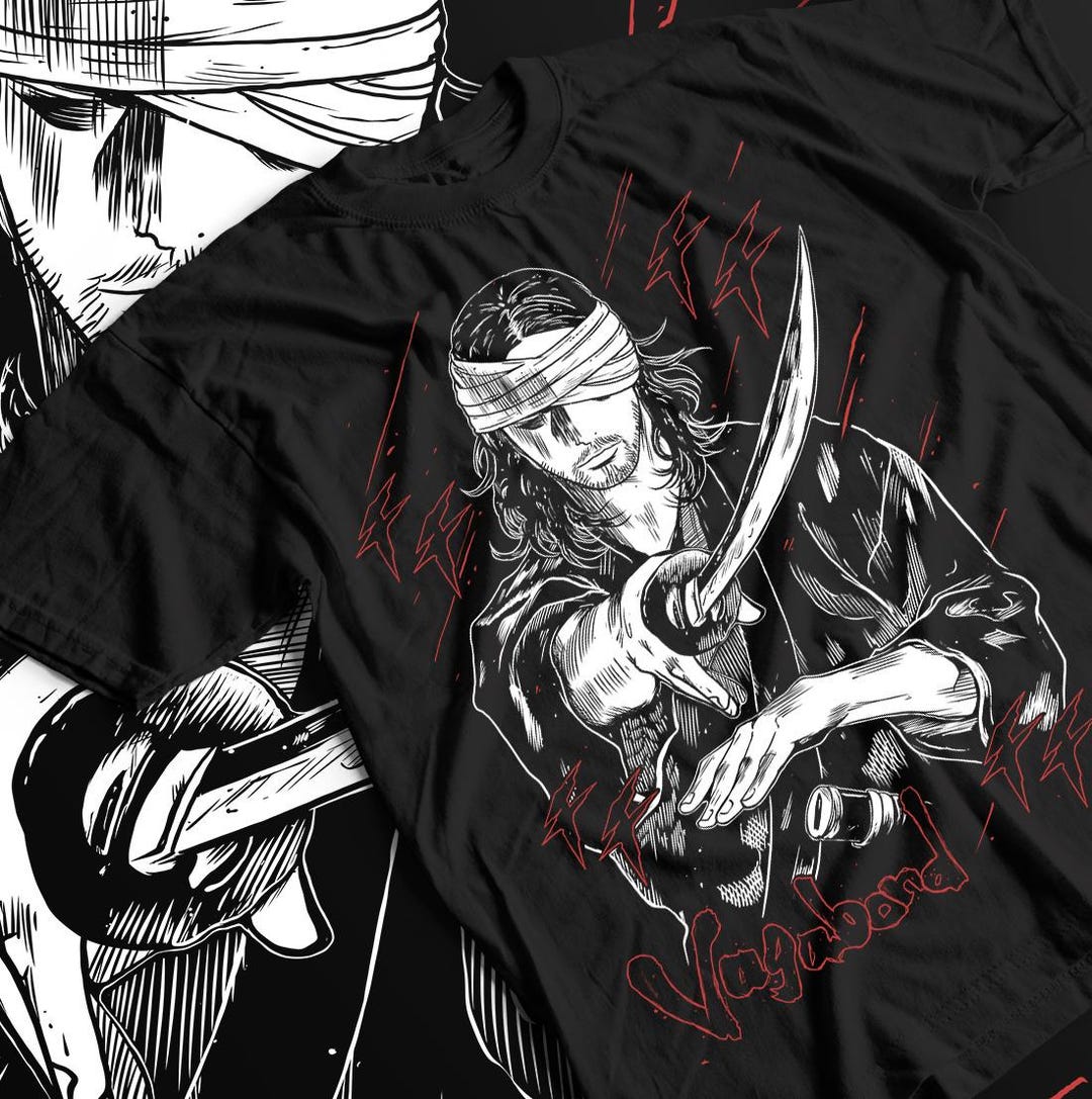 Musashi Miyamoto Matahachi Honiden Retro Anime Manga Vagabond T